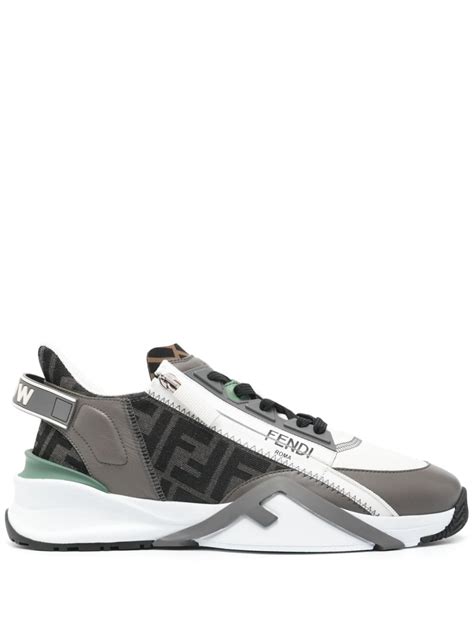 fendi flow ff jacquard sneakers.